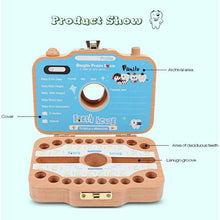 Load image into Gallery viewer, Creative Wood Camera Shape Baby Tooth Keepsake Box
