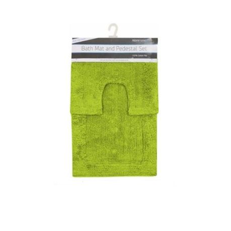 2 Piece Anti-Slip Bathmat Set - Green Buy Online in Zimbabwe thedailysale.shop