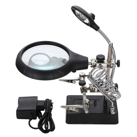 5 LED Auxiliary Clip Magnifier AC/DC Interchangeable Buy Online in Zimbabwe thedailysale.shop