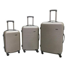 Load image into Gallery viewer, 3 Piece Hard Outer Shell Luggage Set - Gold
