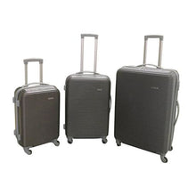 Load image into Gallery viewer, 3 Piece Hard Outer Shell Luggage Set - Brown
