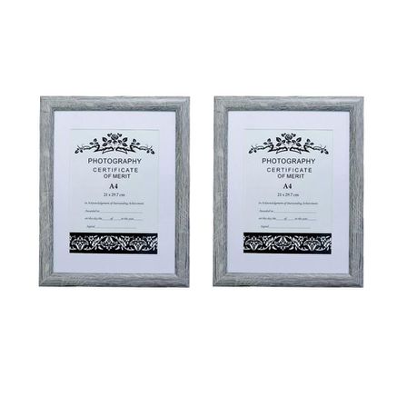 Woodgrain Picture Frame for Photos / Certificates - 2 Pack Buy Online in Zimbabwe thedailysale.shop