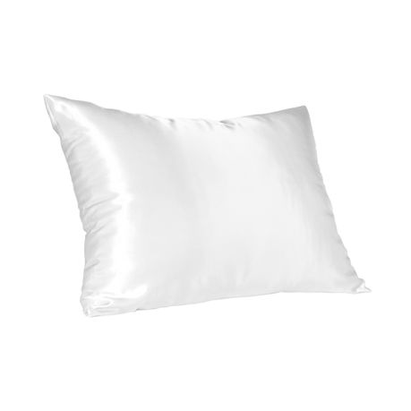 Dear Deer White Satin Pillowcase - Standard Size