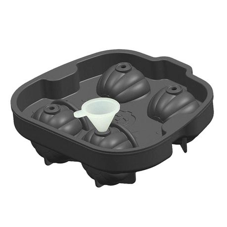 3D Pumpkin Shape Silicone Ice Cube Tray With Lid Buy Online in Zimbabwe thedailysale.shop