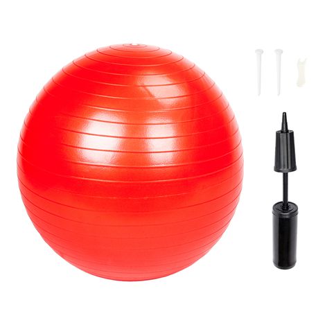 Red Gym Ball With Pump - 45 cm Buy Online in Zimbabwe thedailysale.shop