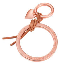 Load image into Gallery viewer, TROIKA Bag Charm with Two Charms TEMPTATION - Rose Gold Colour
