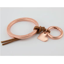 Load image into Gallery viewer, TROIKA Bag Charm with Two Charms TEMPTATION - Rose Gold Colour
