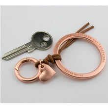 Load image into Gallery viewer, TROIKA Bag Charm with Two Charms TEMPTATION - Rose Gold Colour
