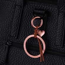 Load image into Gallery viewer, TROIKA Bag Charm with Two Charms TEMPTATION - Rose Gold Colour
