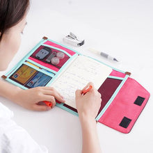 Load image into Gallery viewer, Waterproof Multi-Function MultiLayer File Pocket Credit Card Bag-Red
