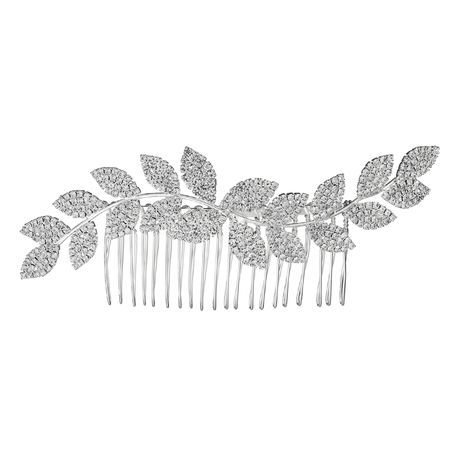 Olive Tree - Crystal Leaf Styled Hair Comb - Bridal / Formal Event Buy Online in Zimbabwe thedailysale.shop