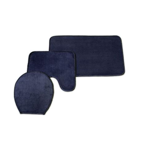 Waltex Memories Luxury Foam Bath Mats - Navy Buy Online in Zimbabwe thedailysale.shop