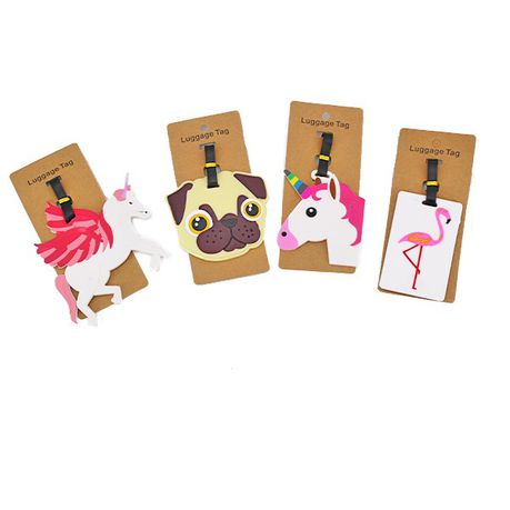 Bundle of 4 Travel Tags - Animal