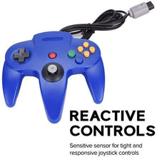 Load image into Gallery viewer, N64 Style USB Wired Controller - Blue
