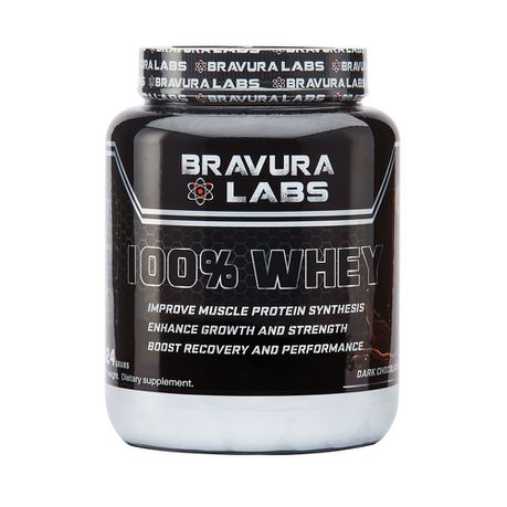 Bravura Labs 100% Whey Protein - Dark Chocolate - 924g Buy Online in Zimbabwe thedailysale.shop