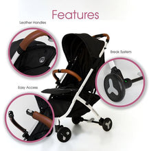 Load image into Gallery viewer, BabyWombWorld Compact Travel Baby &amp; Toddler Stroller Pram for Mom
