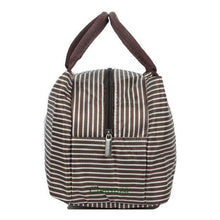 Load image into Gallery viewer, Charmza Cooler Bag - Brown &amp;White
