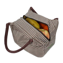 Load image into Gallery viewer, Charmza Cooler Bag - Brown &amp;White
