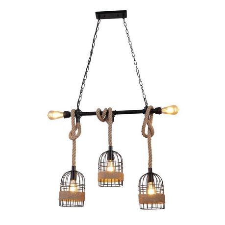 Mr Universal Lighting - Industril Vintage Rope Pendant-6325-5 Buy Online in Zimbabwe thedailysale.shop