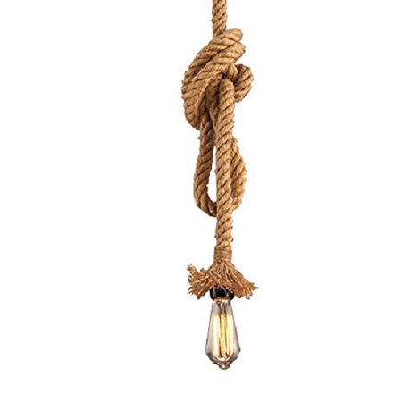 Mr Universal Lighting - Vintage Rope Pendant-1