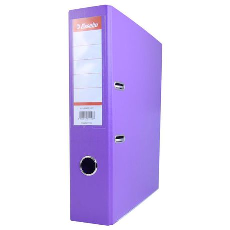 Esselte 70mm Polypropolene Lever Arch File - Lilac Buy Online in Zimbabwe thedailysale.shop