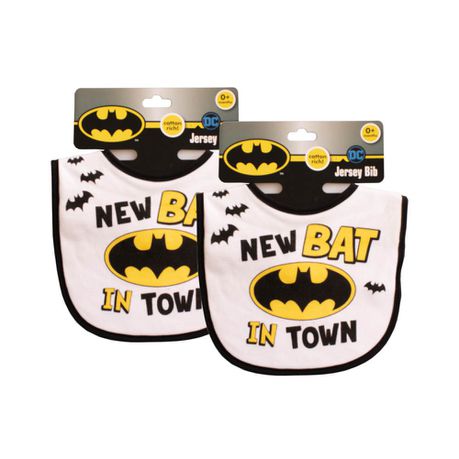 Batman - Jersey Bibs - 2 Pack Buy Online in Zimbabwe thedailysale.shop