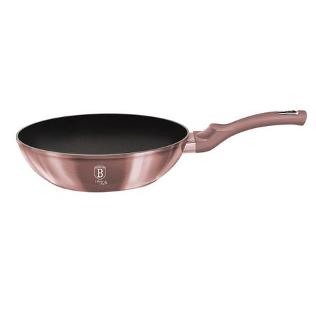 Berlinger Haus 28cm Titanium Coating Wok - i-Rose Edition Buy Online in Zimbabwe thedailysale.shop