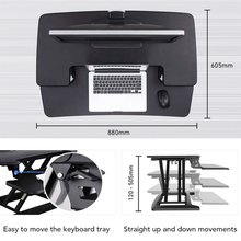 Load image into Gallery viewer, X-COVE Sit-Stand Standing Desk Converter
