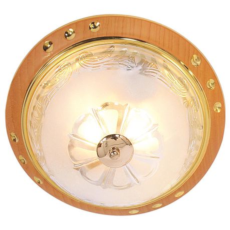 Gold Ceiling Fitting with Frosted Patterned Glass Buy Online in Zimbabwe thedailysale.shop