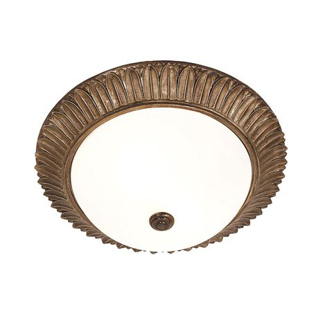 Dark Brown Resin Base Ceiling Fitting with Alabaster Glass Buy Online in Zimbabwe thedailysale.shop