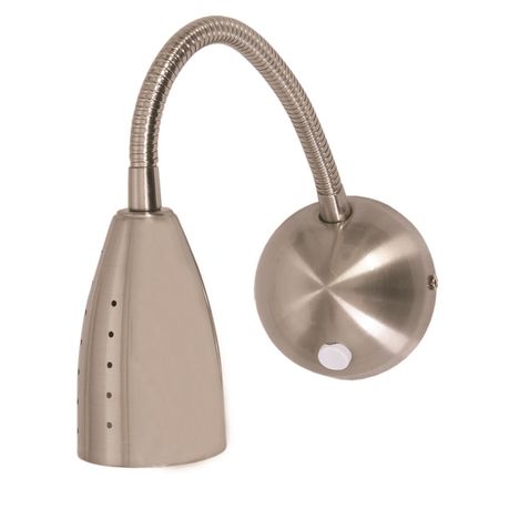 Satin Chrome Wall Fitting with Flexible Arm Buy Online in Zimbabwe thedailysale.shop