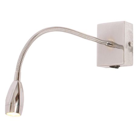 Polished Chrome Wall Fitting with Gooseneck Arm Buy Online in Zimbabwe thedailysale.shop