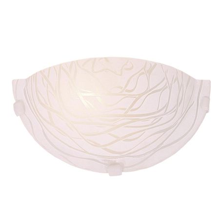 Decorative Patterned Glass Wall Bracket with White Clips Buy Online in Zimbabwe thedailysale.shop