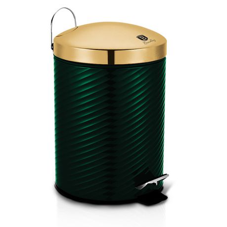 Berlinger Haus 12 Litre Stainless Steel Premium Pedal Bin - Emerald Edition Buy Online in Zimbabwe thedailysale.shop