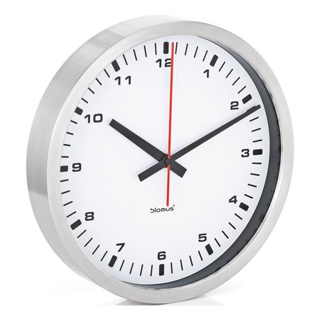 Blomus Wall Clock in White – ERA - Large Buy Online in Zimbabwe thedailysale.shop