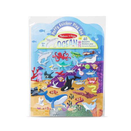 Melissa & Doug Puffy Sticker Play Set- Ocean Buy Online in Zimbabwe thedailysale.shop