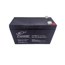 Load image into Gallery viewer, 7.2AH Solar Gel Battery 12V
