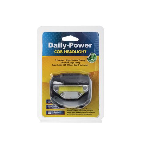 Cob Headlamp - Uses 3 AAA Batteries Buy Online in Zimbabwe thedailysale.shop