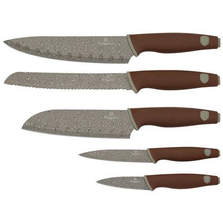 Berlinger Haus Knife -Beige Granit Diamond ( 5-Piece Set) Buy Online in Zimbabwe thedailysale.shop