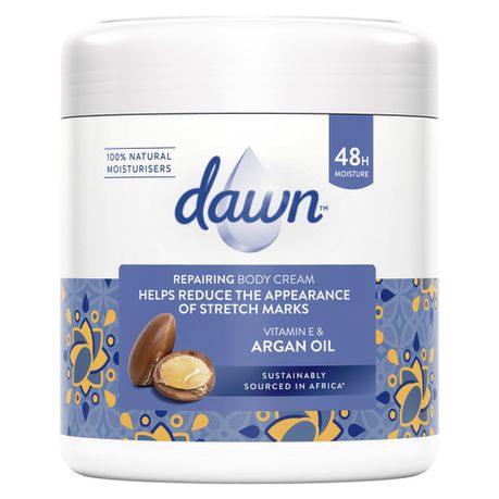 Dawn Vitamin E & Argan Oil Repairing Body Cream 400ml Buy Online in Zimbabwe thedailysale.shop