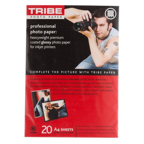 TRIBE Professional A4 Glossy Photo Paper 260gsm (20 Sheets)