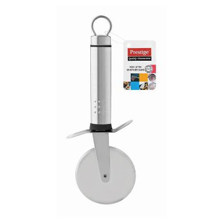 Prestige - Stainless Steel Pizza Cutter with Finger Guard - Silver Buy Online in Zimbabwe thedailysale.shop