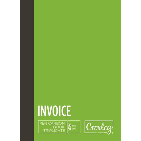 Croxley JD66BO A5 Invoice Pen Carbon Book Triplicate Buy Online in Zimbabwe thedailysale.shop