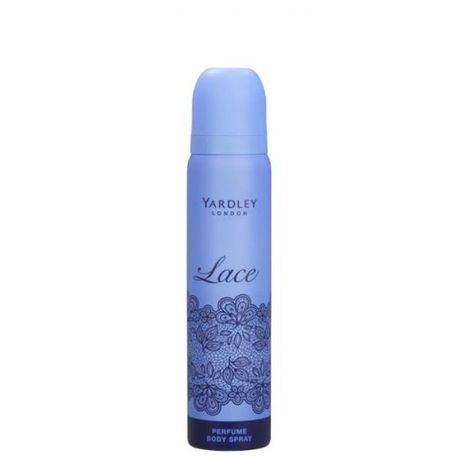 Yardley Lace Perfume Body Spray 90ML (x1) Buy Online in Zimbabwe thedailysale.shop