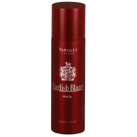 Yardley English Blazer Red Deodorant Spray 125ML (x1) Buy Online in Zimbabwe thedailysale.shop