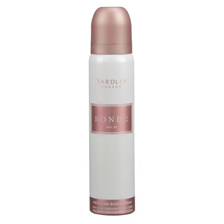 YARDLEY BOND STREET Female No25 Body Spray 90ML Buy Online in Zimbabwe thedailysale.shop