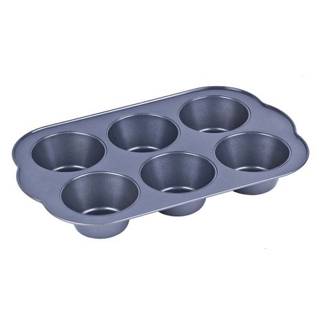 Metalix Non-Stick 6 Cup Muffin Pan Buy Online in Zimbabwe thedailysale.shop