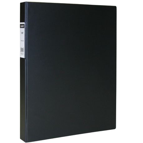 Bantex 4 D-Ring A3 30mm Vertical PVC Ringbinder - Black