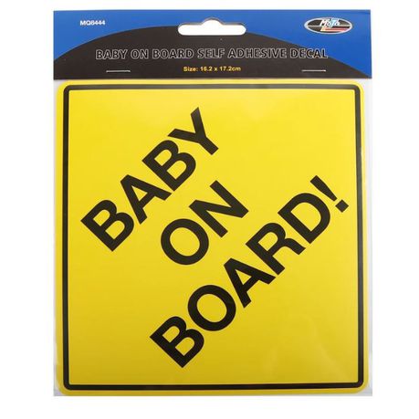 Moto-Quip Baby On Board Sticker Buy Online in Zimbabwe thedailysale.shop