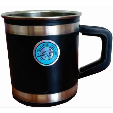 Leisure-Quip - Mug with Insulated Handle 9cm - Black Buy Online in Zimbabwe thedailysale.shop